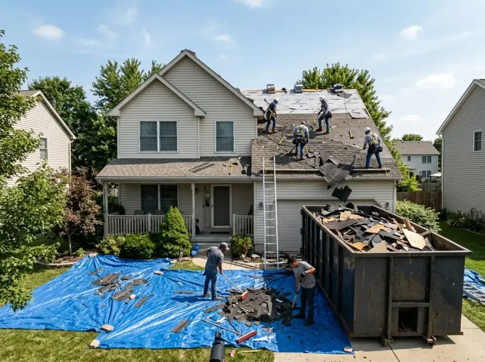 roof-replacement-debris-remova-004 — frequently asked questions, Cheapest Dumpster Rentals in Deale, MD